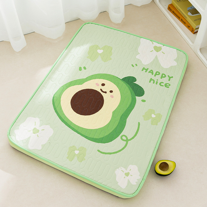 Primavera y verano para gatos refrigeración estera de látex de dibujos animados para perros verano para dormir estera de perros perros