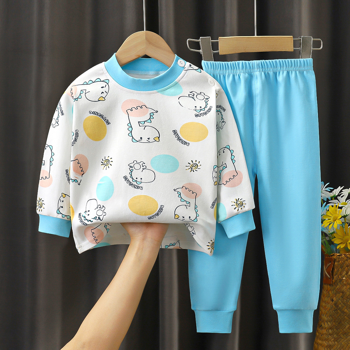 Children's Underwear Set Autumn Warm Clothes Wholesale