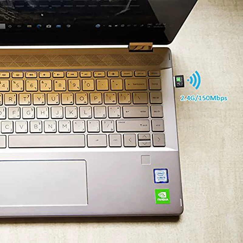 150Mbps mini wireless small network card free drive computer external USB wifi wireless receiver new