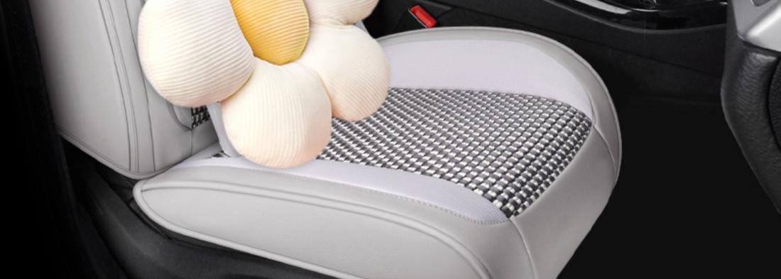 New car seat cover four seasons universal cushion summer ice silk breathable car seat cover net red full surround cushion