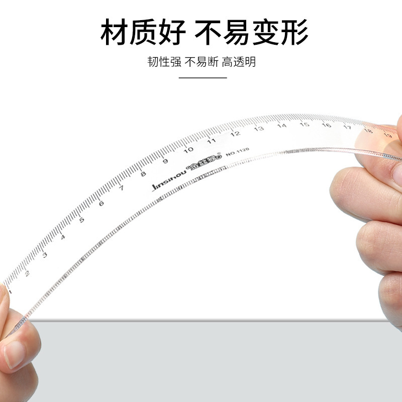 小学生向け透明直線定規、多機能子供用プラスチック定規 15cm 個、描画スケール|undefined