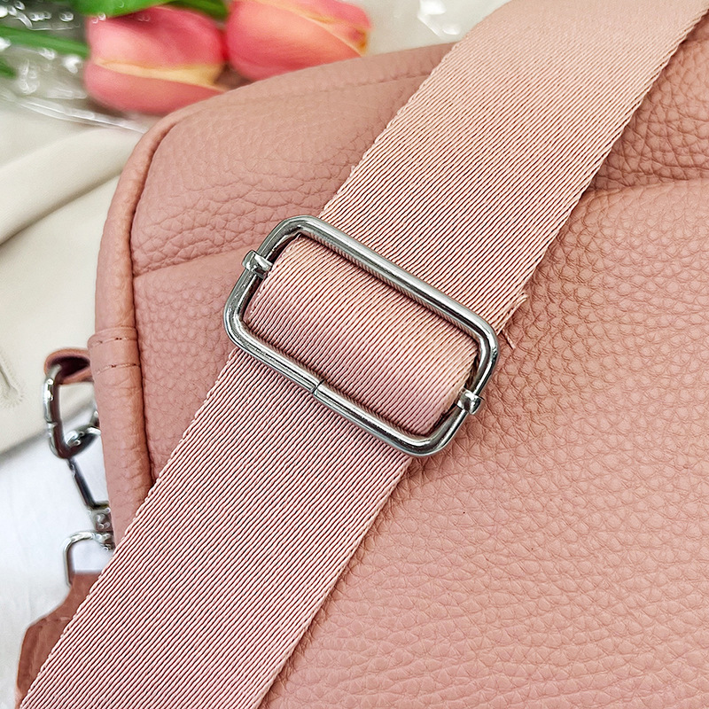 Bolso de mujer de moda 2024, PU color sólido, bandolera pequeño, bolso de hombro cuadrado, venta transfronteriza