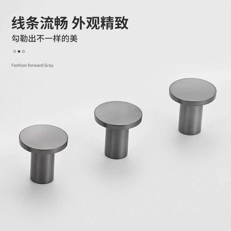 Gray gray all -copper hook porch bedroom single hook hook hook coat hook hook toilet towel hook