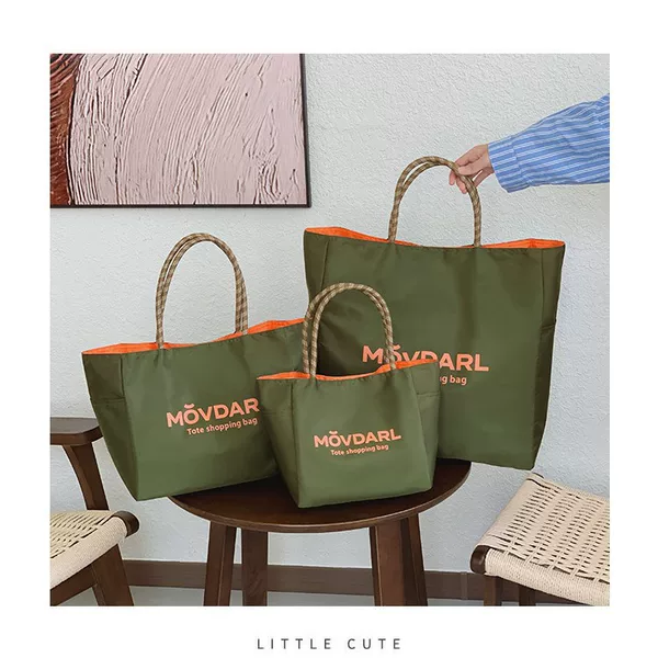 Fashionable Large-Sized Tote Bag for Women, Dopamine-Style Handbag, Shopping Bag, Tote Bag, Lightweight Work and Commuting Bag