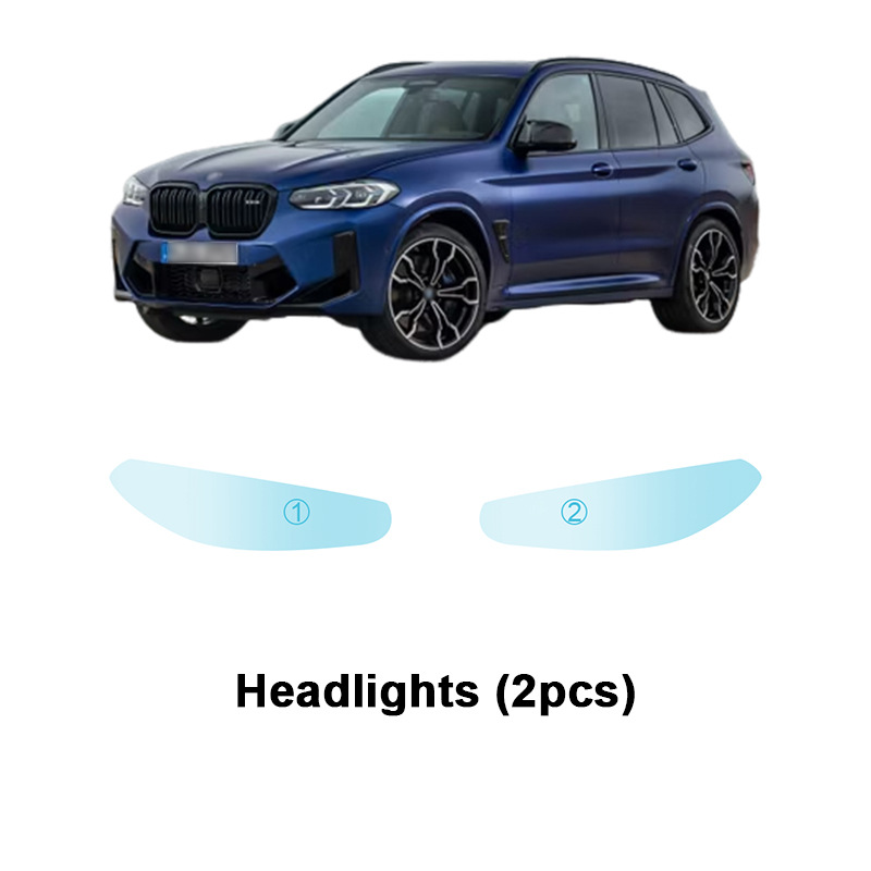 Cross-border M G01TPU Invisible Paint Anti-scratch Brightening Protective Film for BMW X3M-Sport