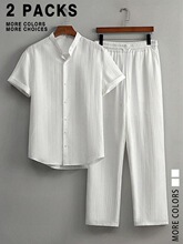 N 32341 Multi-color Beach Short Sleeve Set ��ɫɳ̲��װ