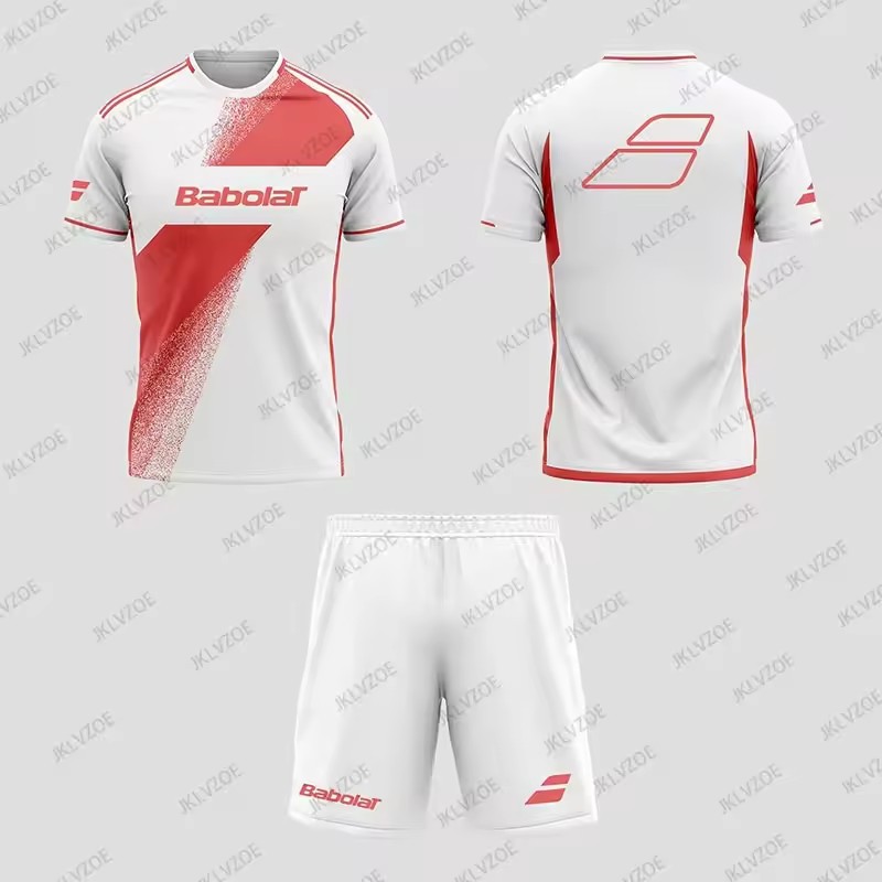Venta caliente 3D impresión digital spot deportes hombres traje cuello redondo manga corta camiseta pantalones cortos con cordón traje de dos piezas