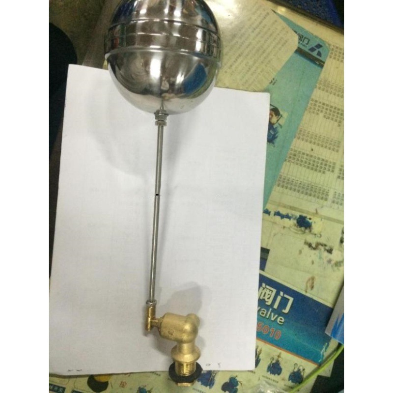 浮球阀水塔水池可调不锈钢水箱恒裕黄铜高温快开浮球阀4分6分DN15