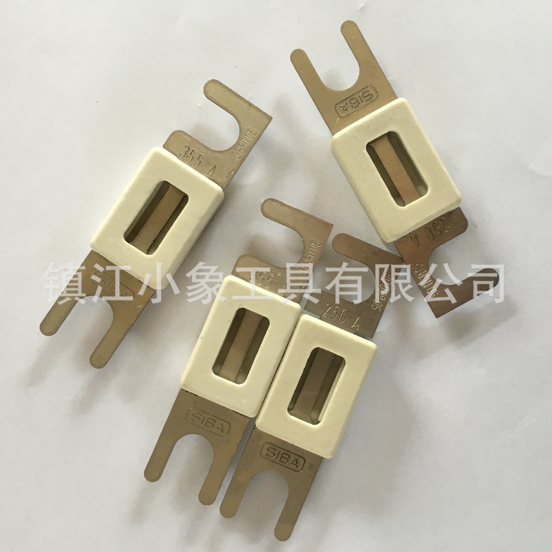 SIBA陶瓷保险片50A200A250A355A叉车电动车充电机熔断器