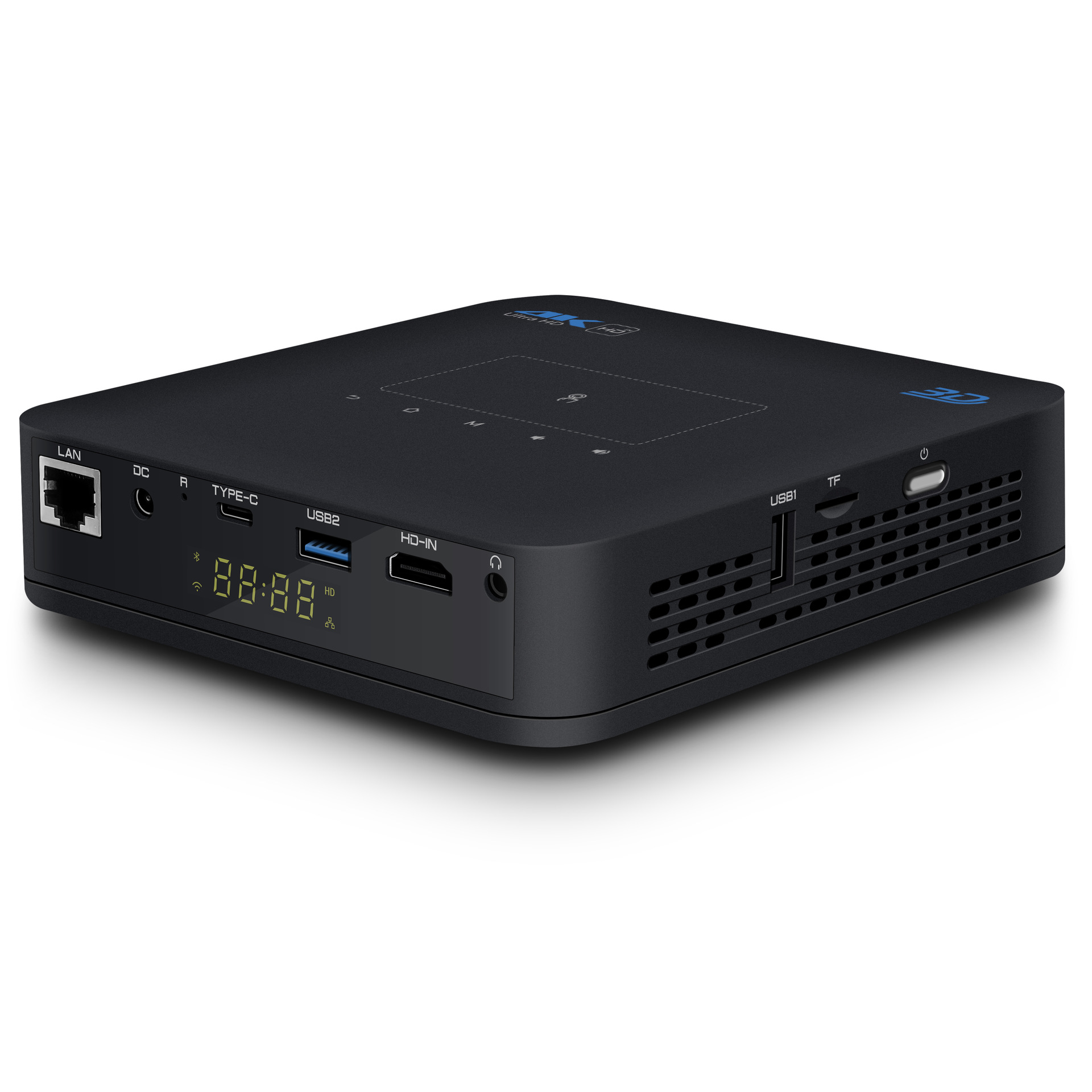 Mini proyector portátil elegante transfronterizo del proyector 4K HD DLP DE LA OFICINA casera del Mini proyector