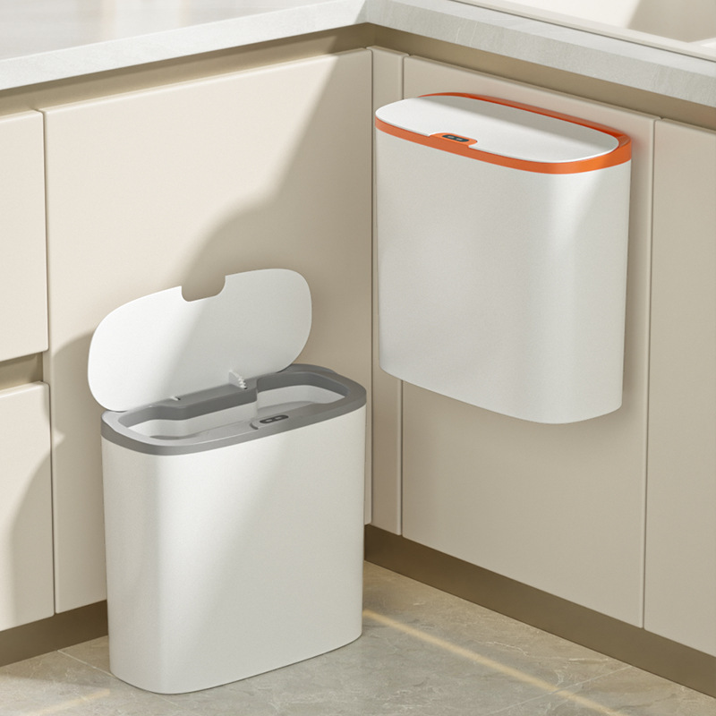 La basura inteligente de la hendidura induce rápidamente fácilmente la pared colgante basura inducción del baño