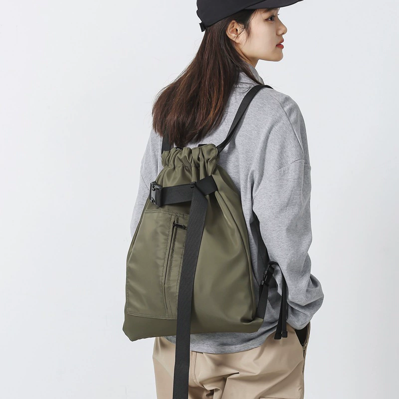 Sports nylon backpack for leisure, one-shoulder bag, 2023, Korean style