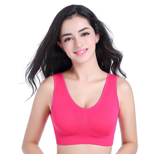 Seamless foreign trade wire-free bra breathable push-up sports breastfeeding yoga adjustable bra shock-proof underwear