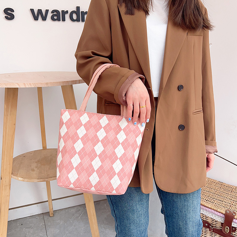 Geräumige Handtasche für Studenten, vielseitige Arbeitstasche, hübsche Ausgehtasche, Lunchtasche für Büroangestellte_voghion.com