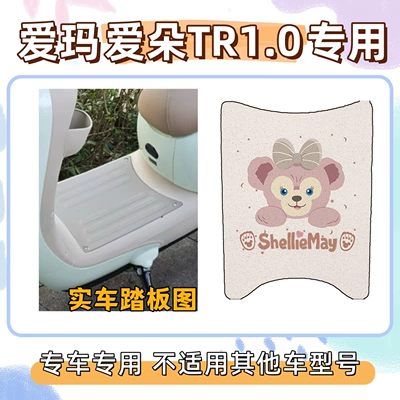 Electric vehicle foot mat Floor Mats, Cute and Exclusive - shirley-rose-powder-emma-aido-tr10-free-velcro