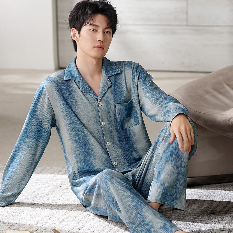 Y71006 순면 남성용 라운드넥 긴소매