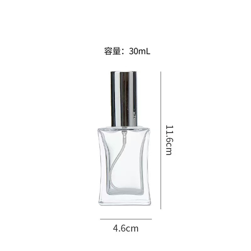 30ml 18 botella de perfume de tornillo 16; modelo de imagen; vidrio