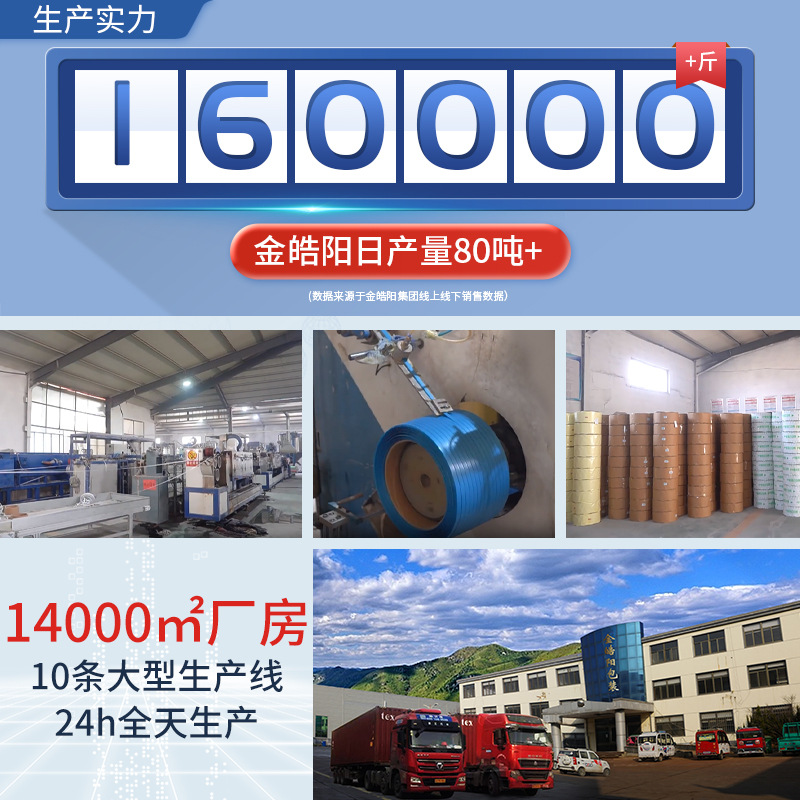 Cinta de embalaje pp para máquina semiautomática