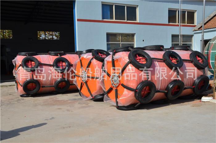 聚脲喷涂 EVA填充式靠球 船用防护碰垫防撞设施