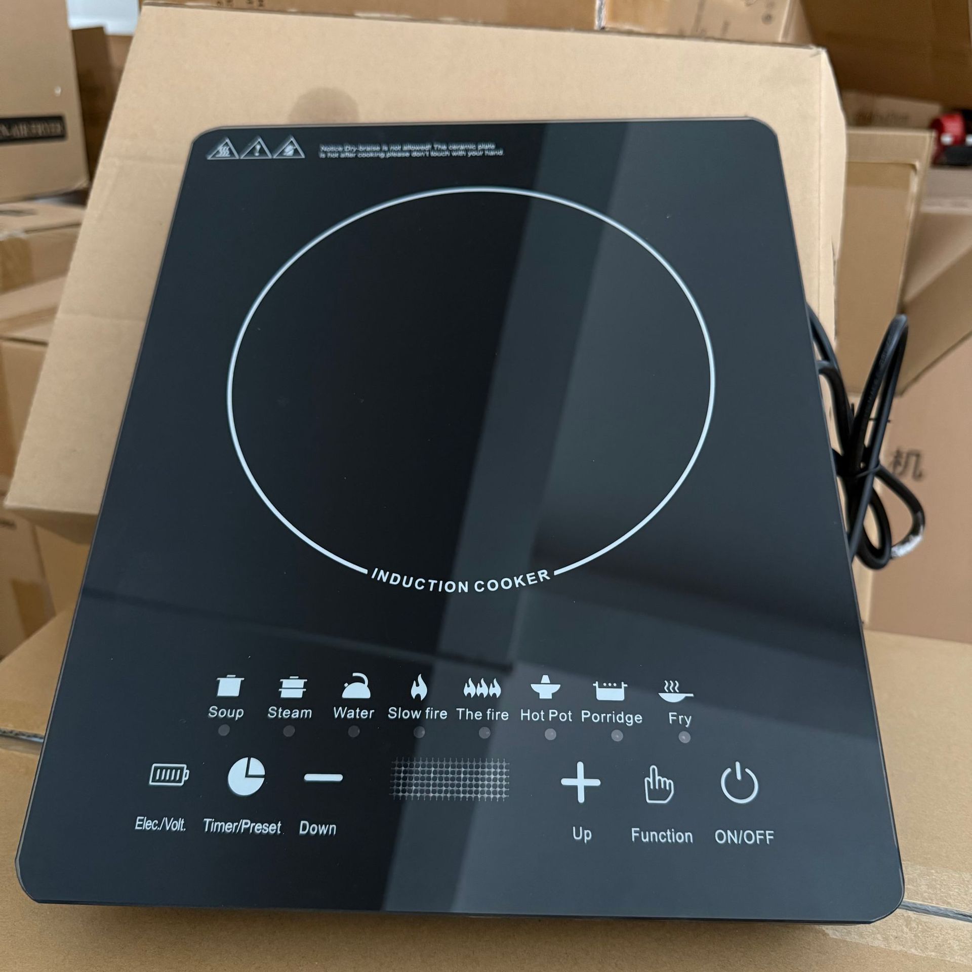 Foreign Trade English Version Induction Cooker High-Power Intelligent Electric Ceramic Stove Induction Cooker Us Standard 110V220V Induction Cooker Manufacturer