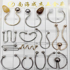 服装设计师锣旋可拆珍珠扣连接扣SUVENW形13款 异形服饰金属配饰