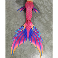 欧美跨境电商美人鱼大尾巴鱼皮可配Mahina海洋表演PADl演出温泉衣