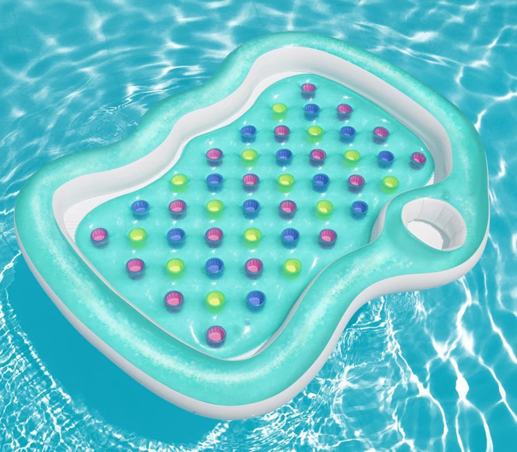 Inflatable Watermelon Swan Double Float Pool Lounger Beach Mat_voghion.com