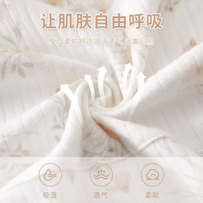 婴儿公主连体衣雏菊春秋a类夹棉爬服宝宝刚出生婴儿衣服春秋衣服|undefined