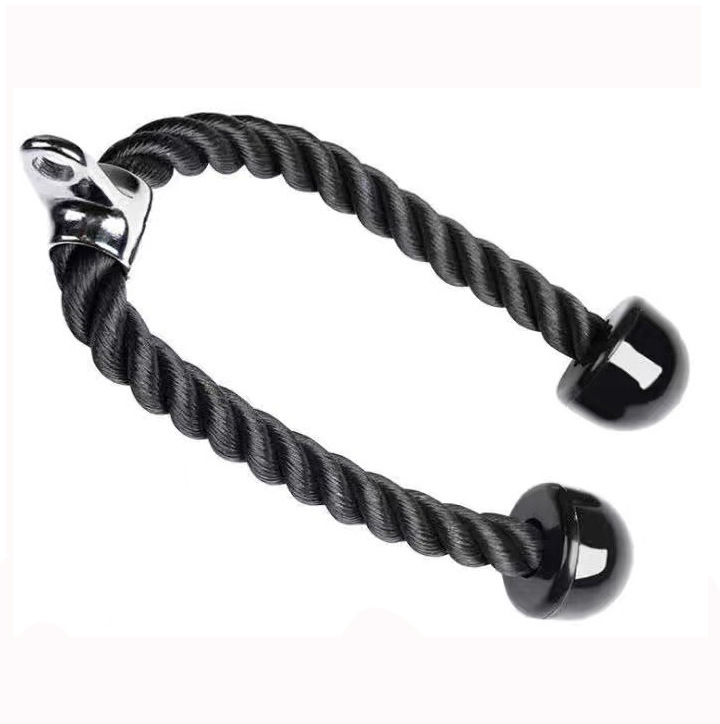 Tríceps tríceps volando pájaro entrenador baja presión cuerda pórtico deportes tirón-abajo mango fitness cuerda doble cabeza hombres al por mayor