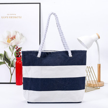 工厂大容量帆布袋ins高级感手提袋可定制彩印logo文案广告宣传