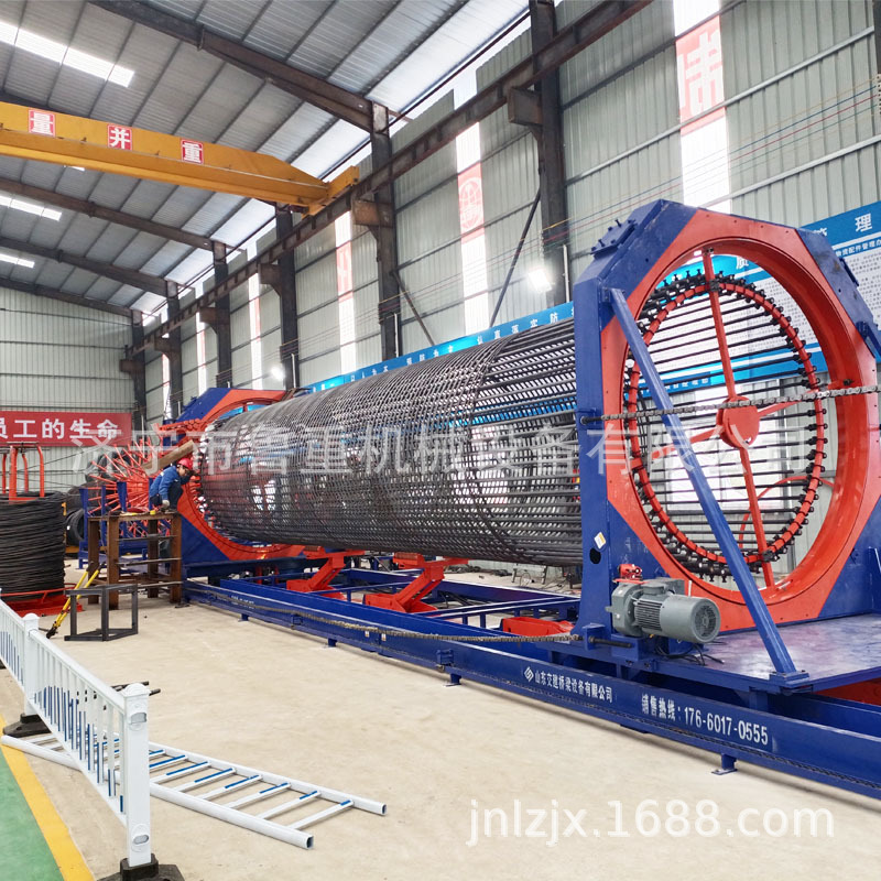 钢筋笼滚焊机 四川广元全自动钢筋笼焊接机 桥梁灌装设备