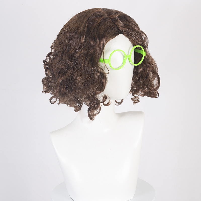 Peluca de Halloween para niños cubierta de la cabeza mágica casa llena de vestir peluca estilo mirabei peluca