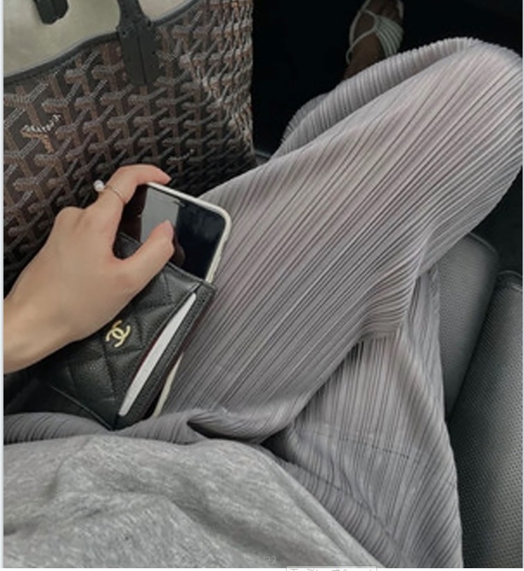 Quần chín tấc màu xám