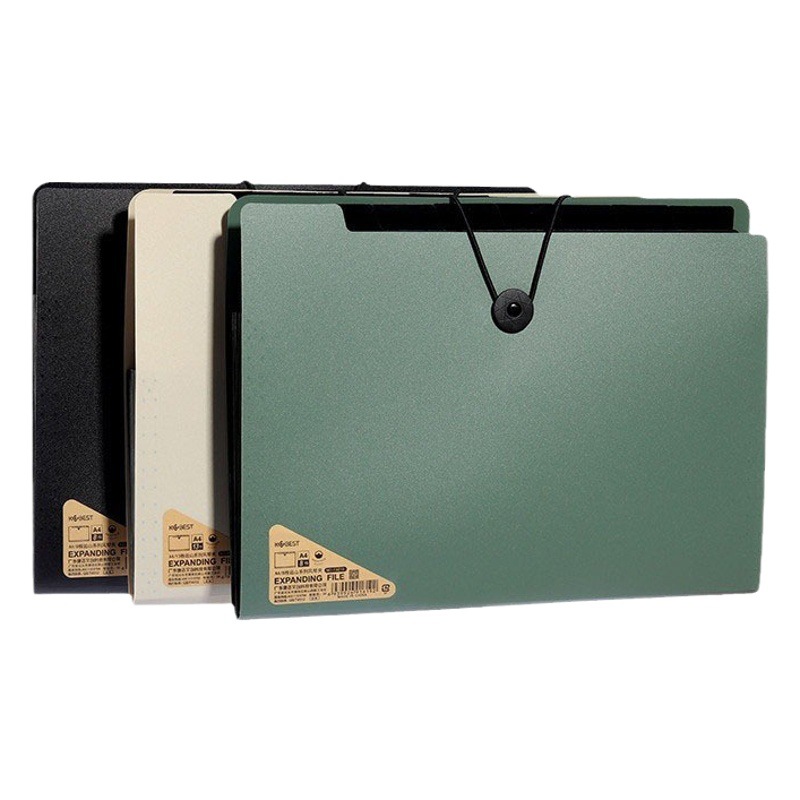 Simple Five-grid Organ Bag Student Multi-layer Folder Office Data File Bag Pregnant Women Data Storage Universal