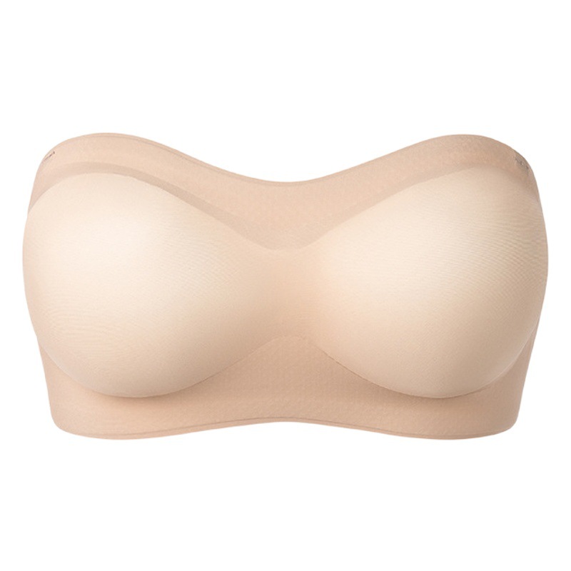 Sujetador ropa interior ultrafina que no deja marcas seda de hielo de secado rápido, ligero, fino, soporte suave, pecho auxiliar, pecho pequeño, sujetador sin anillo de acero