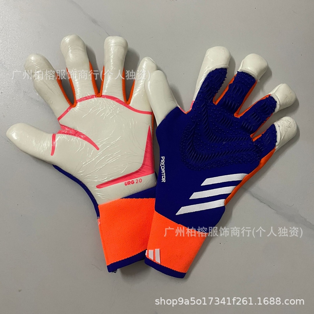 25 nuevo engrosado sin pulsera sin dedos de látex antideslizante entrenamiento de entrenamiento de portero del halcón guantes portero