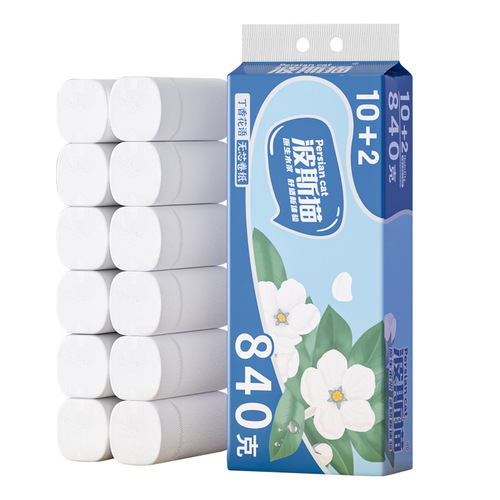 Persian Cat Toilet Paper Roll Tissue, Affordable Household Pack, Wholesale Bulk Boxed Roll Paper, Hand Towels, Coreless Large-Format Rolls