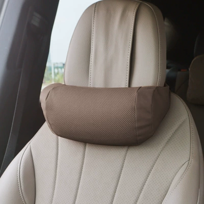 In-Car Neck Pillow, Seat | Headrest - perforated-mocha-headrest