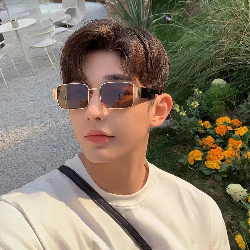 New large frame square European and American fashion big face slimming sunglasses ins style street shot all-match glasses_voghion.com