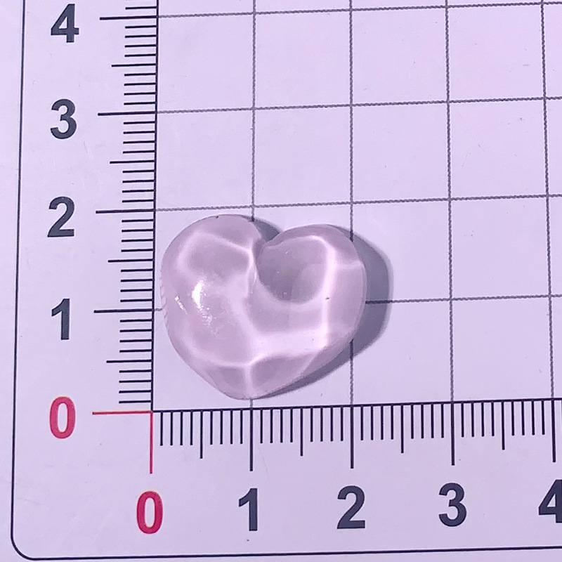 Accesorios de resina transparente esmaltada transfronteriza DIY amor adhesivo crema caja de teléfono móvil accesorios para el cabello abrazaderas de cabello material de botón de zapatos hecho a mano