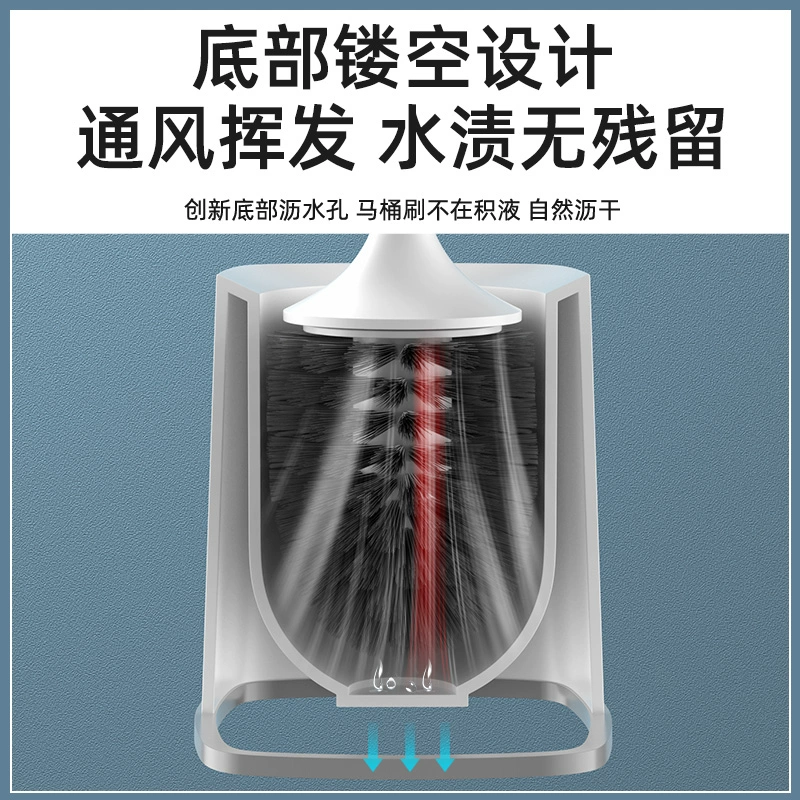 Wall toilet for home use, plastic brush