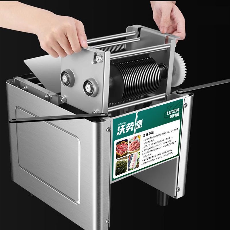 corte de carne comercial eléctrico corte de carne fresca corte de carne cortada automática cortar verduras carne picada acero inoxidable pequeño salto de pollo doméstico