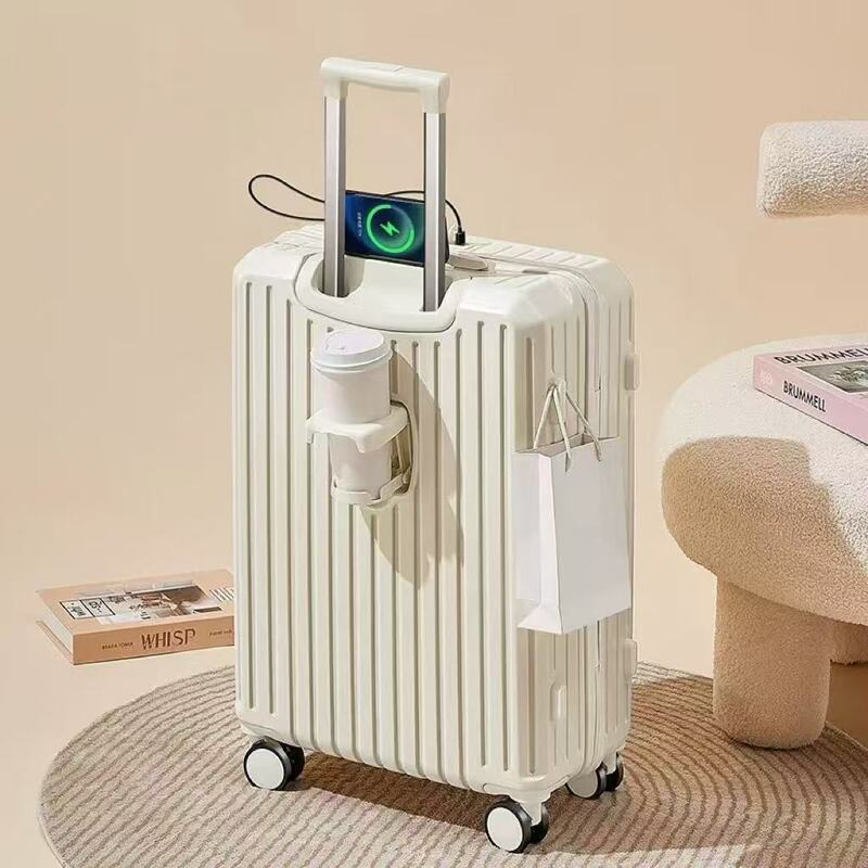 人気の高価値トロリースーツケース多機能USB充電インターフェース大容量スーツケース 20inch 在庫あり|undefined