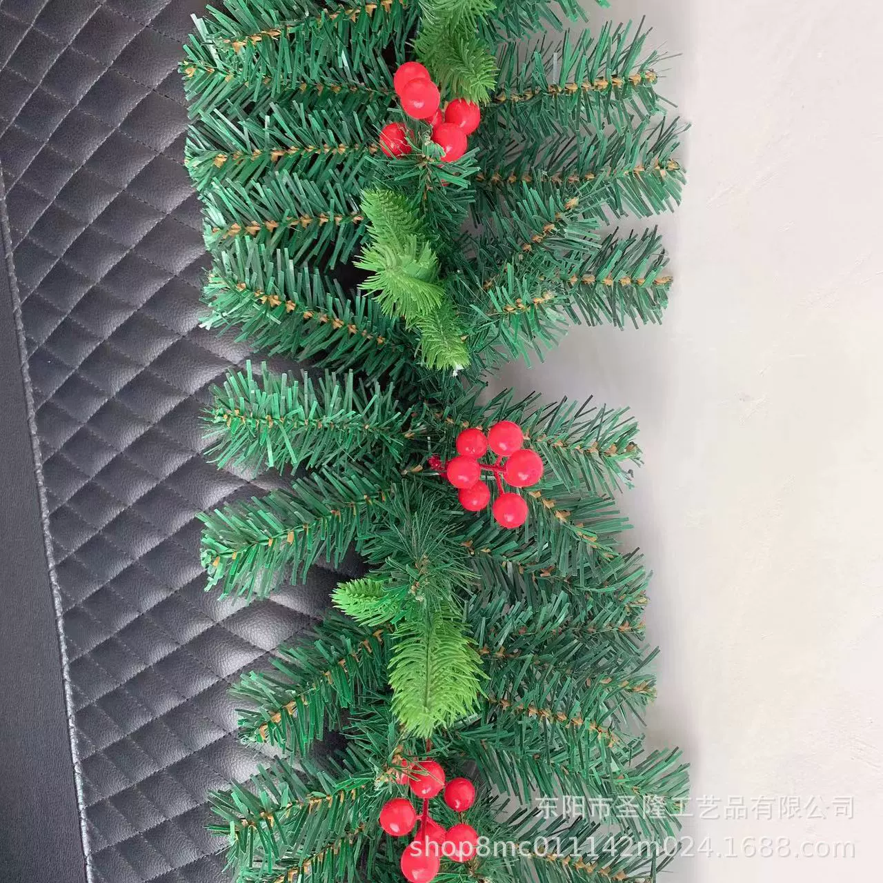 Christmas decoration Christmas rattan hotel mall 2.7 encryption bar window artificial hanging decorations Christmas atmosphere