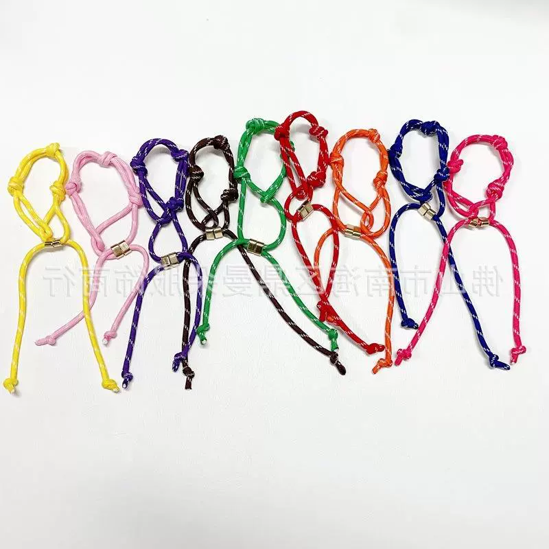 个性ins潮绳子挂件手腕绳彩色细绳手机壳钥匙扣潮包手腕挂绳