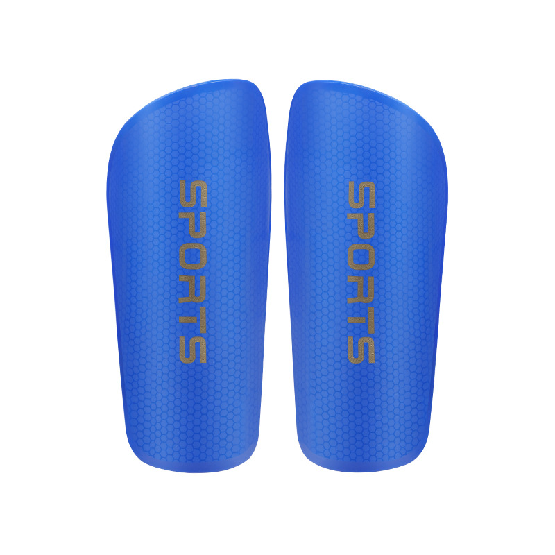 Protector de pierna de fútbol de panal transfronterizo, inserto fijo engrosado, transpirable, inserto de rodilla para correr, espinillas para hombres