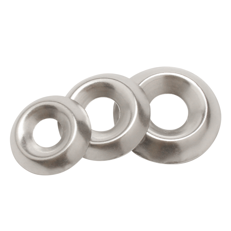 304不锈钢鱼眼垫圈沉孔空心碗型装饰凹凸垫片3/4/5/6mm自攻钉螺丝