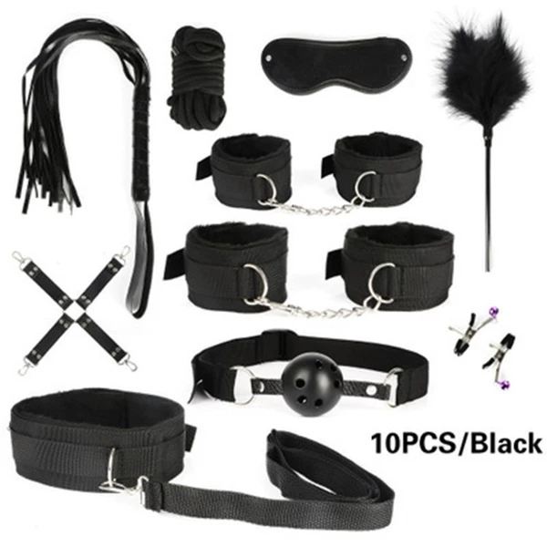Black set, 10 pieces