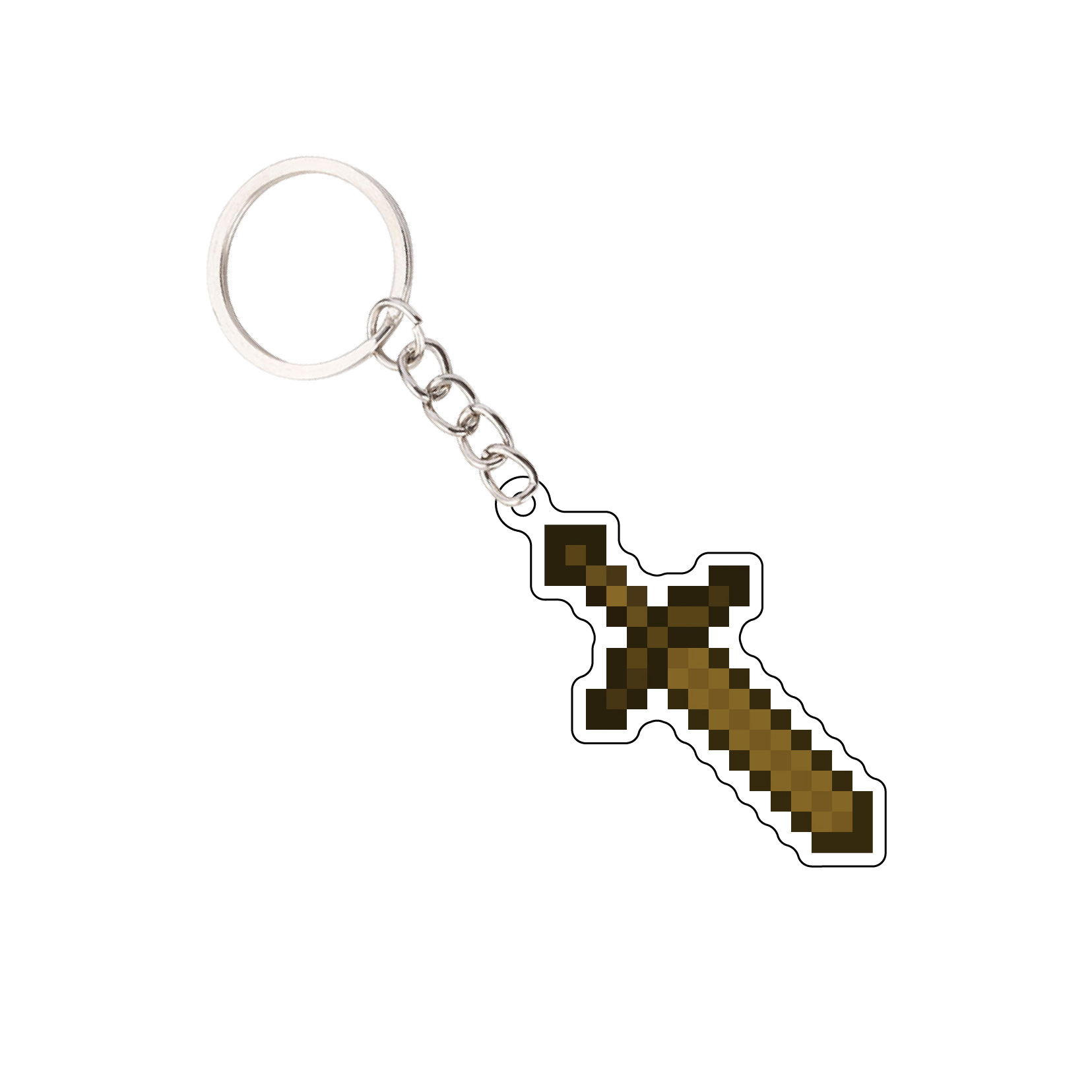 Mi mundo perimetral Minecraft llavero inmortal totem encantado oro manzana acrílico colgante regalo image 9