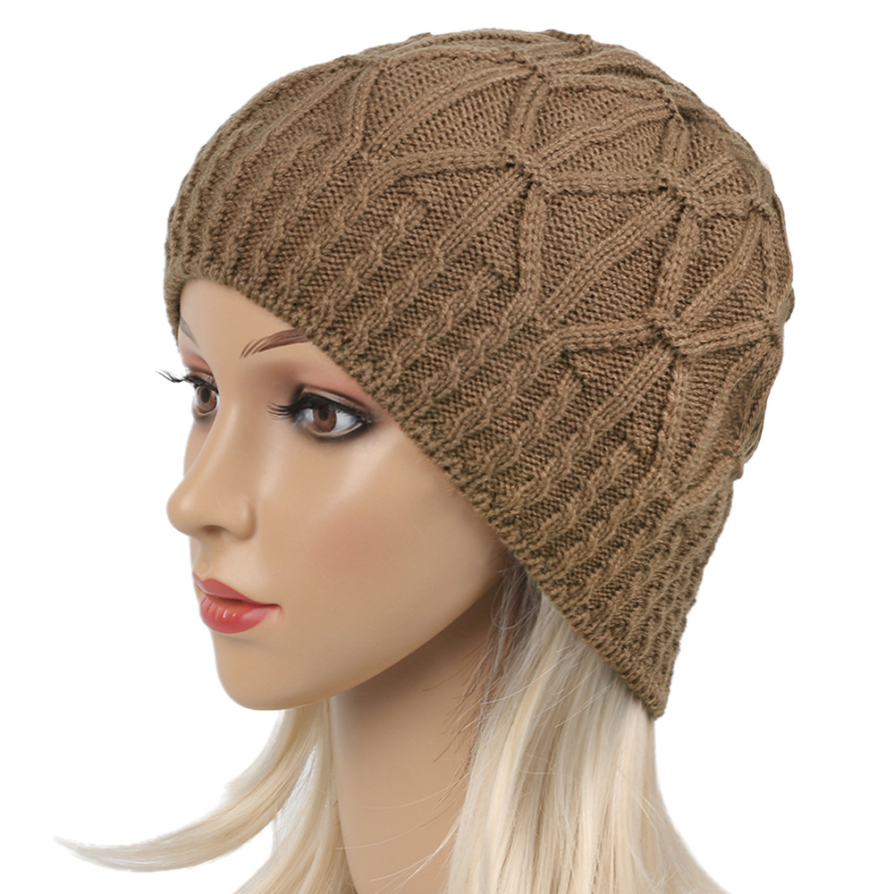 Gebreide muts voor dames warme wintermuts voor herfst_voghion.com